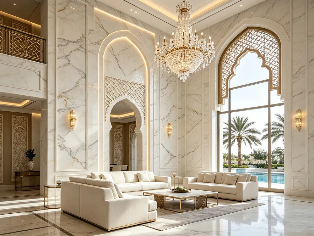PVC marble wall panel interior