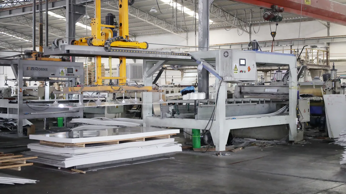 Decorative material supply capability