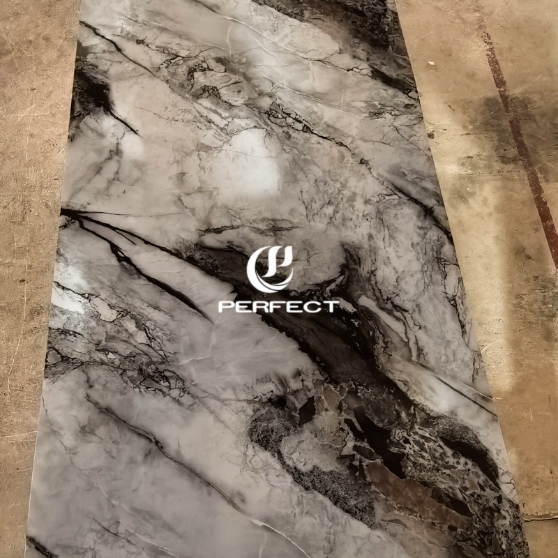 UV Protected Interior Decor for Bathroom & Living Room PVC Marble Wall Panel