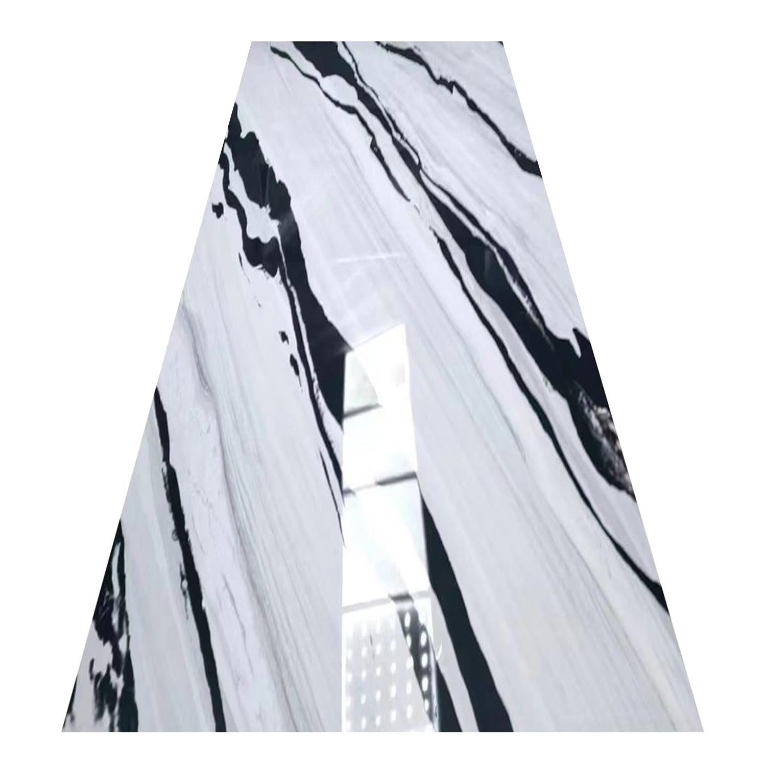 Customized Logo Interior Alternative UV Coating Marble Shee