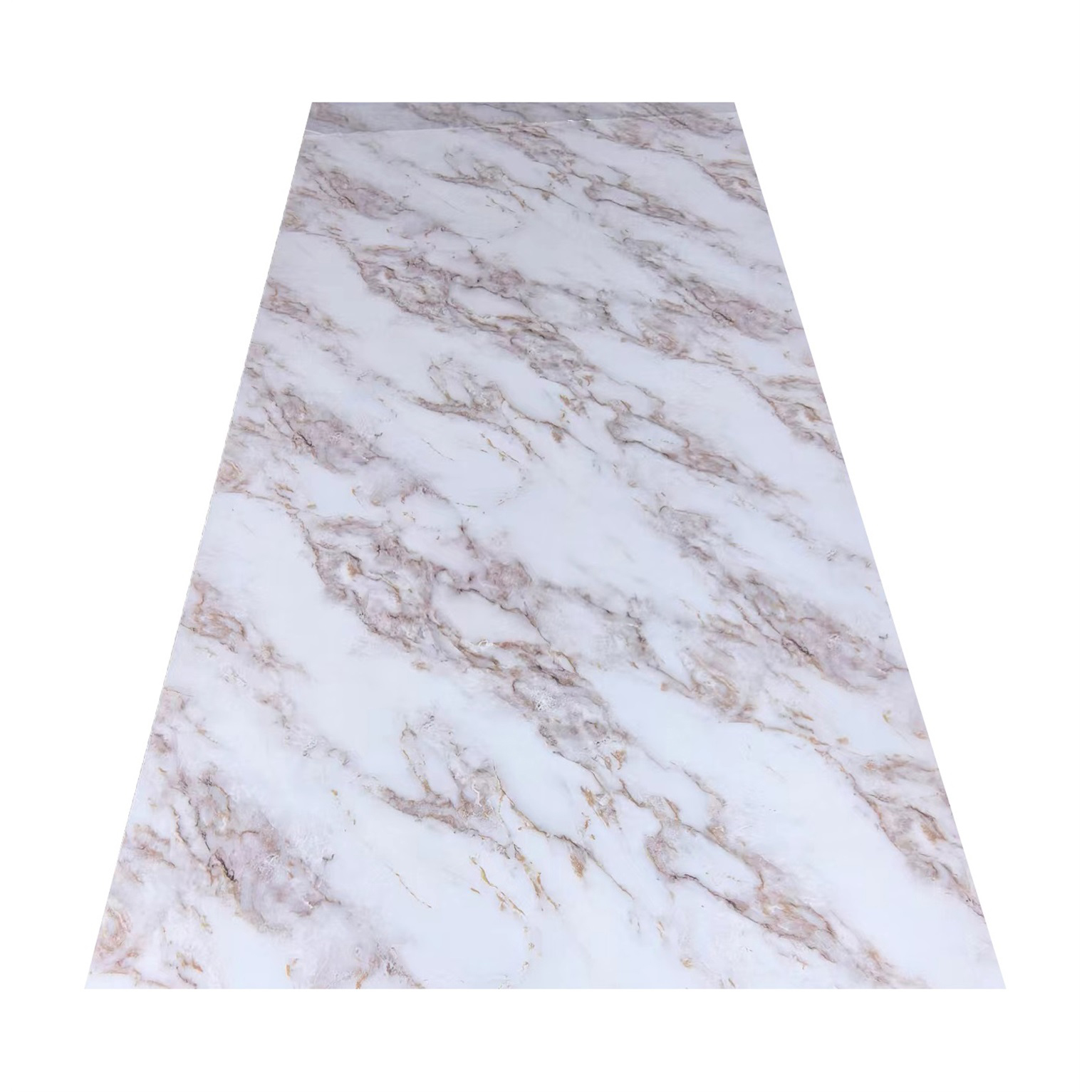 Customized Logo Interior Alternative UV Coating Marble Shee
