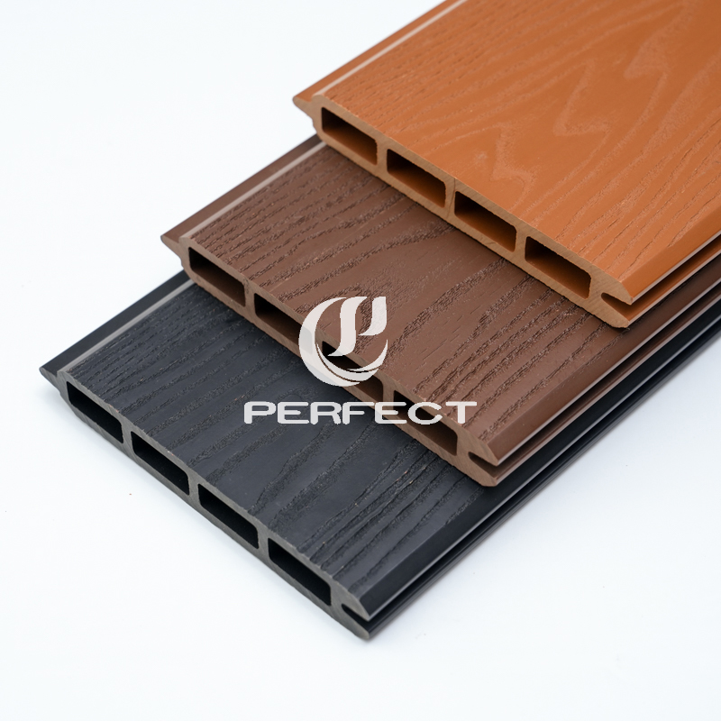 219x26mm Waterproof WPC Outdoor Wall Panels UV Resistant Exterior Cladding for Hotel Projects