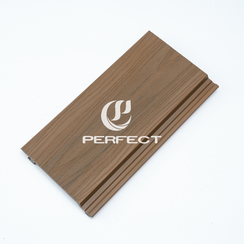 Outdoor Waterproof WPC Fluted Wall Panel PVC Co-Extrusion Board for Household Use Modern European Design Style