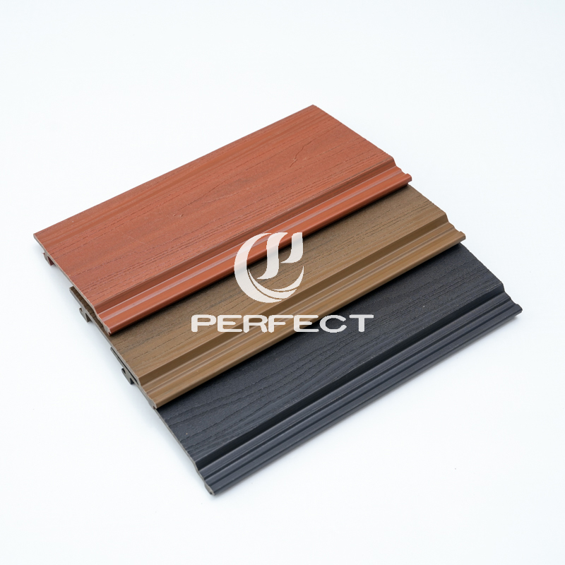 Outdoor Waterproof WPC Fluted Wall Panel PVC Co-Extrusion Board for Household Use Modern European Design Style