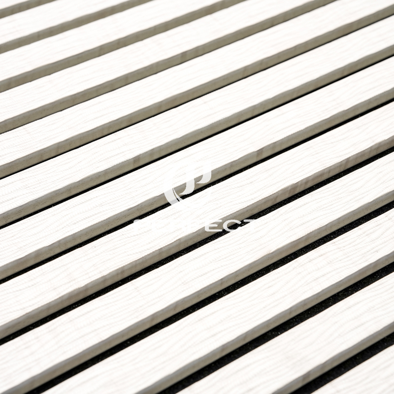 Acoustic Wall Panel| Class A Sound Absorption Wood Strip Panel for Noise Reduction AKU 000