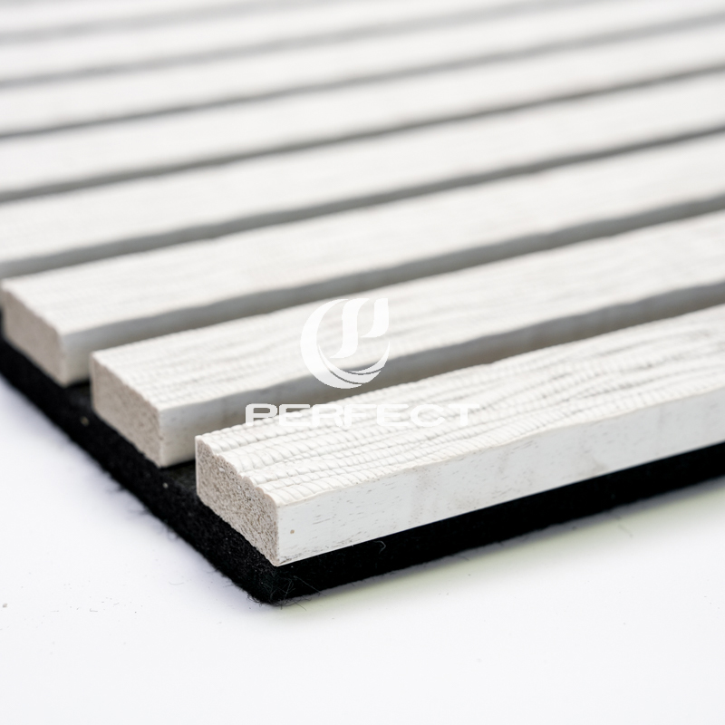 Acoustic Wall Panel| Class A Sound Absorption Wood Strip Panel for Noise Reduction AKU 000