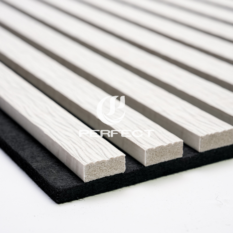 Acoustic Wall Panel| Class A Sound Absorption Wood Strip Panel for Noise Reduction AKU 000