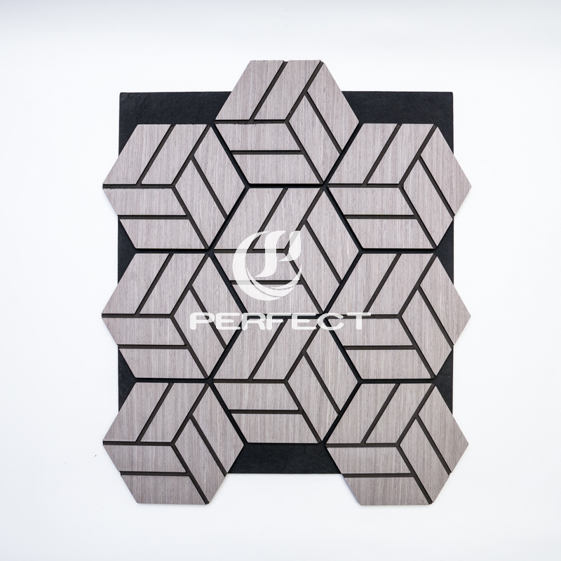 60*60cm Slat Wooden Wall Panels Acoustic