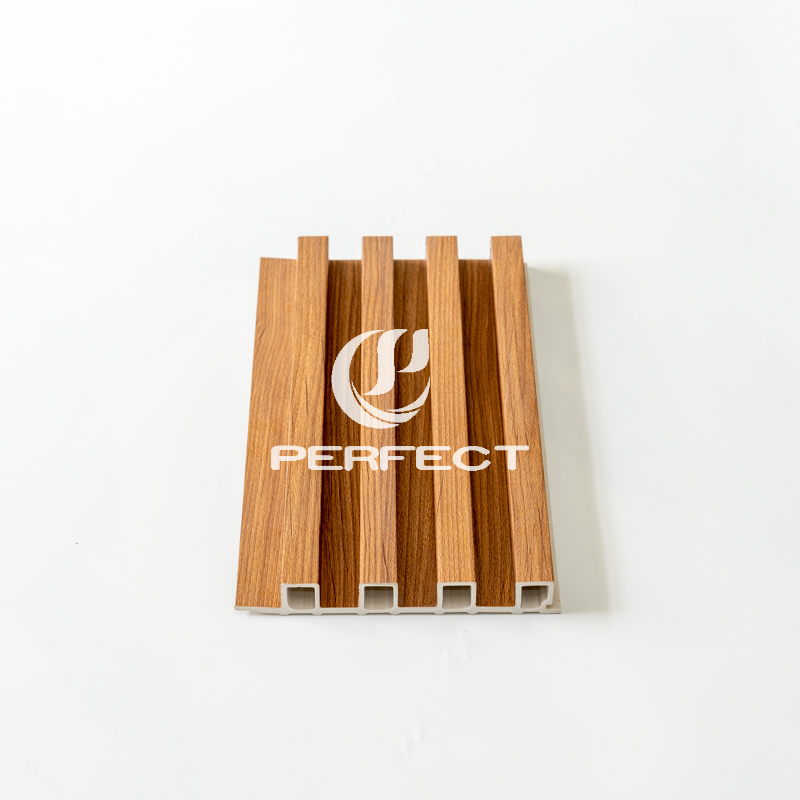 Indoor Living Room WPC Fluted WPC Wallboard Eco-Friendly Waterproof Indoor