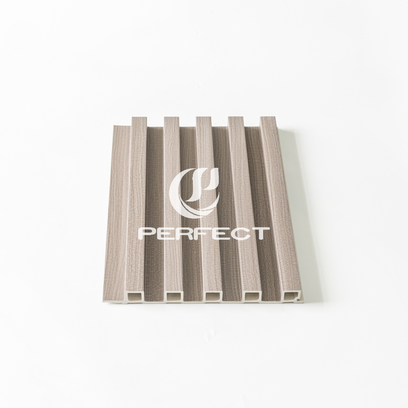 Interior Wpc Pvc Decorative Wood Alternatives Fluted Wall Panel for Indoor Decoration