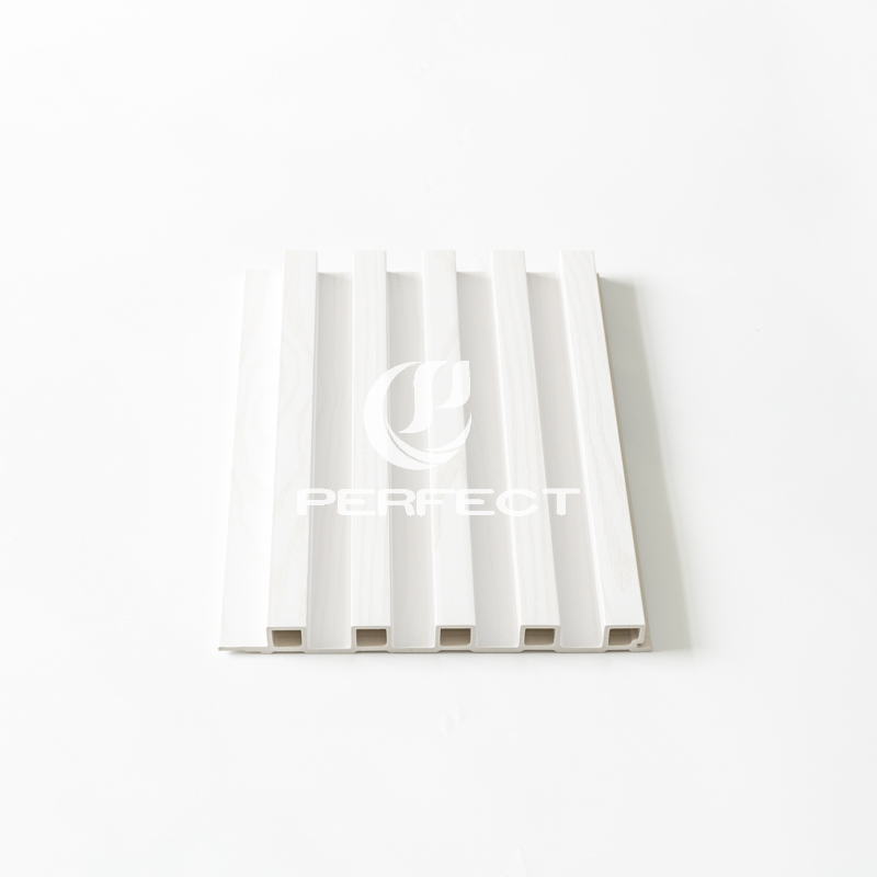 Interior Wpc Pvc Decorative Wood Alternatives Fluted Wall Panel for Indoor Decoration