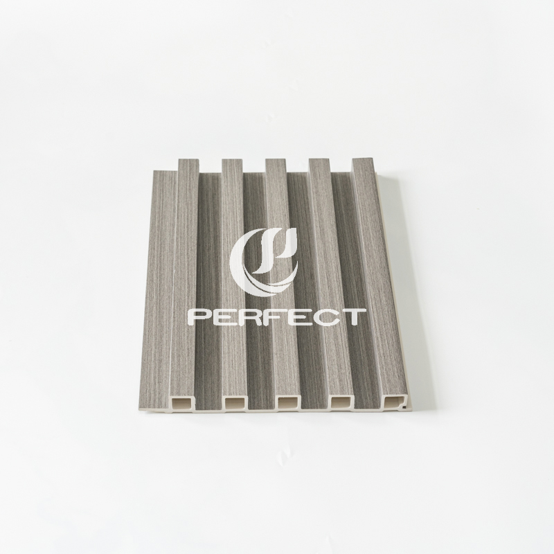 Interior Wpc Pvc Decorative Wood Alternatives Fluted Wall Panel for Indoor Decoration