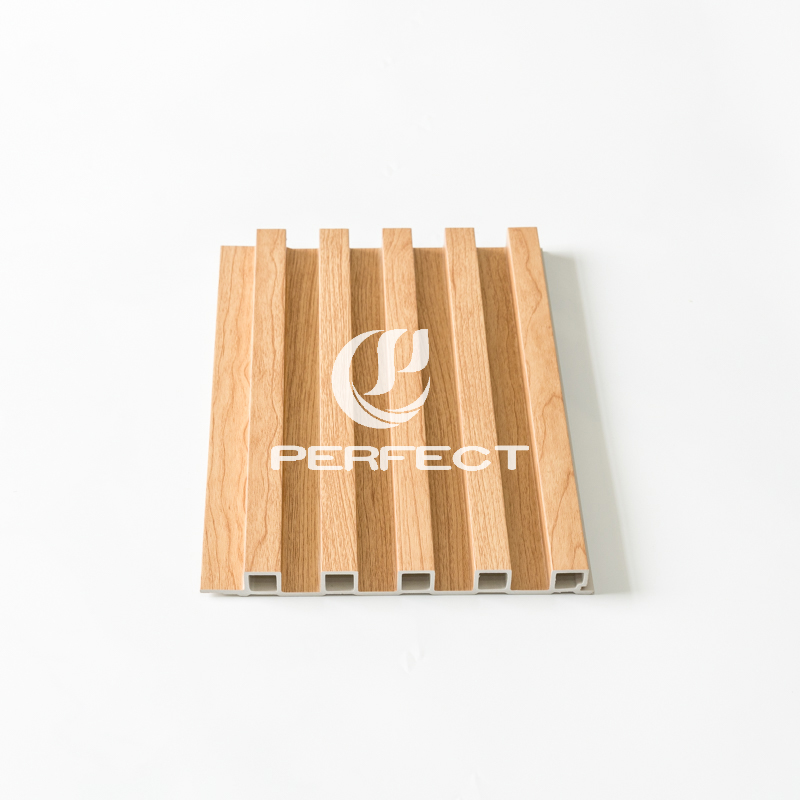 Interior Wpc Pvc Decorative Wood Alternatives Fluted Wall Panel for Indoor Decoration
