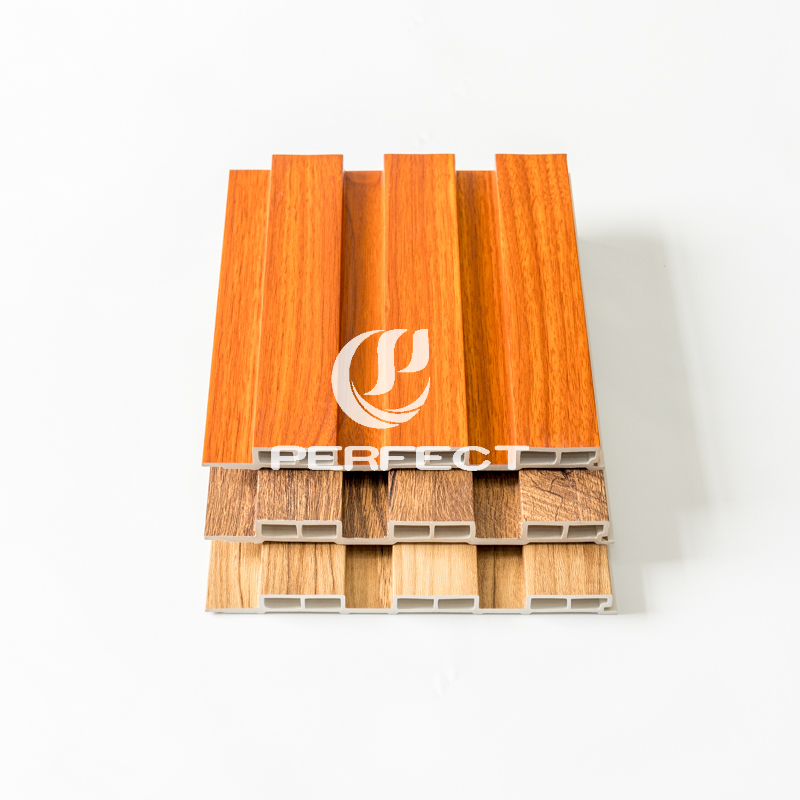 New Design Luxury Solid Wood Veneer Decorative Interior Fluted Indoor WPC Wall Panel Sheets