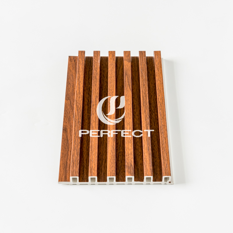 Home Interior Decoration Wall Panel Board Wood Plastic Composite WPC Fluted Wall Panel Cladding Indoor