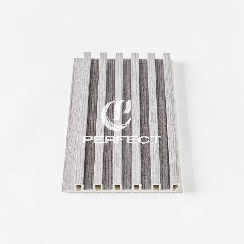 Home Interior Decoration Wall Panel Board Wood Plastic Composite WPC Fluted Wall Panel Cladding Indoor