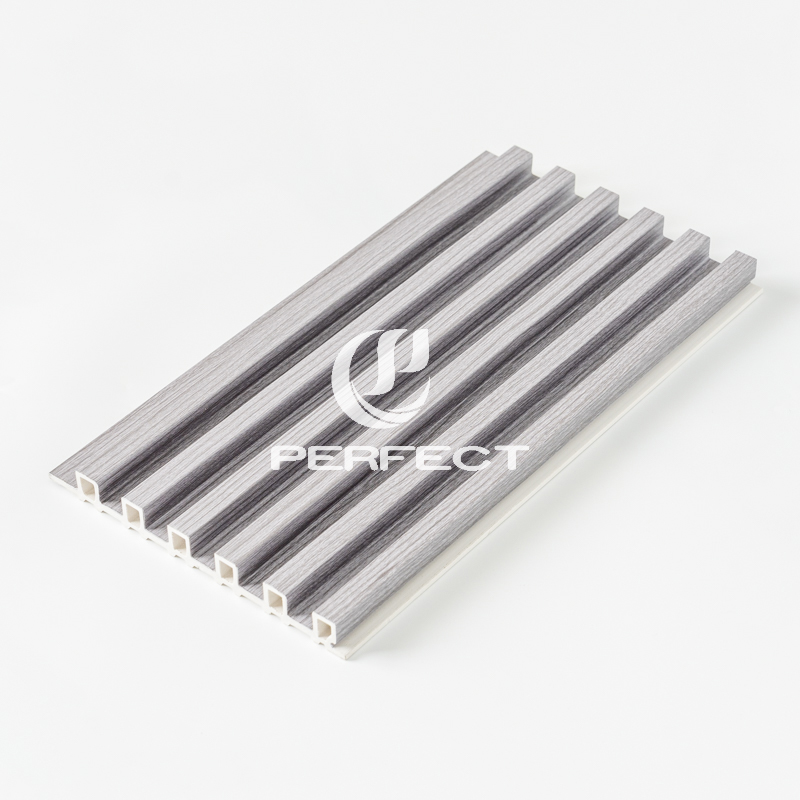 Home Interior Decoration Wall Panel Board Wood Plastic Composite WPC Fluted Wall Panel Cladding Indoor