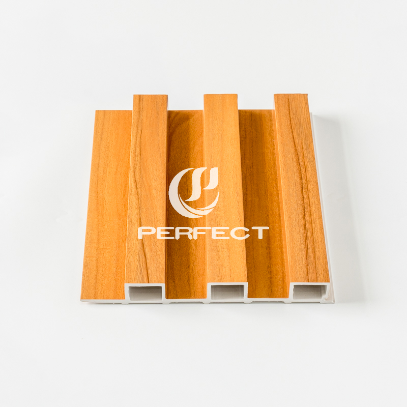 Waterproof Modern Wood Grain WPC Wall Panel Eco-friendly E0