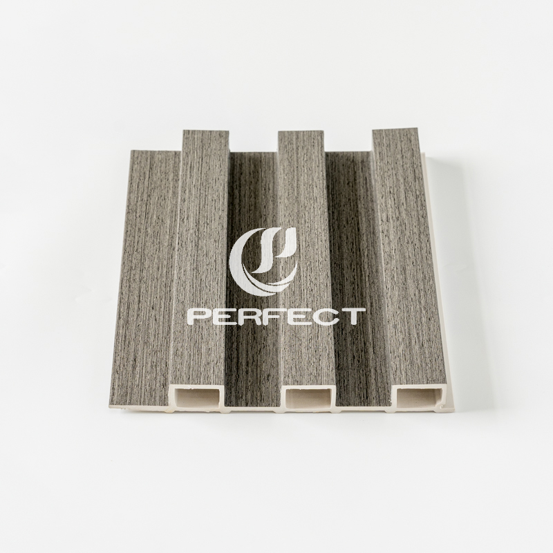 Waterproof Modern Wood Grain WPC Wall Panel Eco-friendly E0