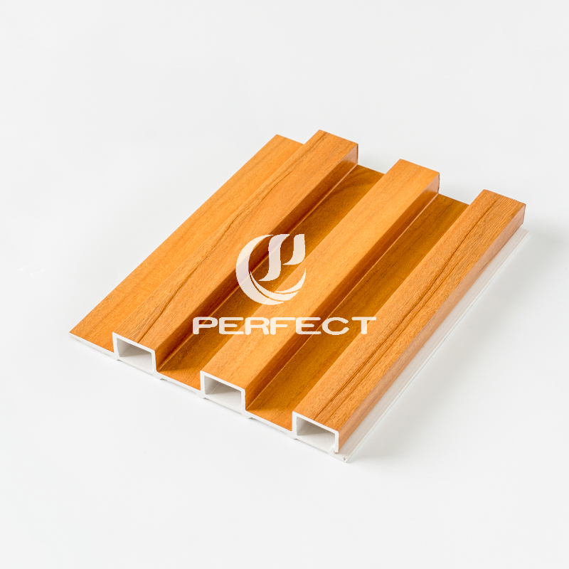 Grooved Grating WPC Wall Panel for Indoor Slat Board for TV Background