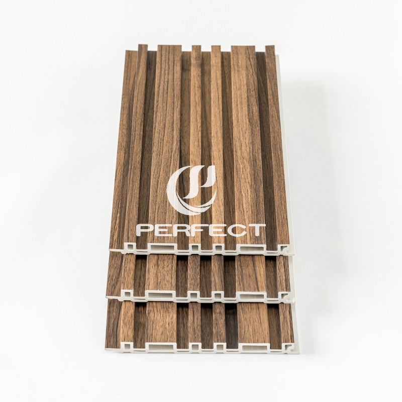 Easy Install WPC Wall Panel Waterproof 3D Vinyl Fluted Decorative for Interior