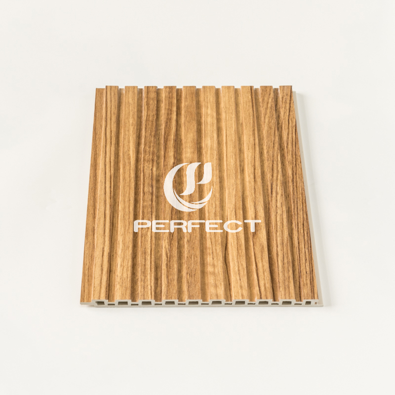 Free Sample Modern Waterproof Wpc Fluted Wall Panel for Background Wall
