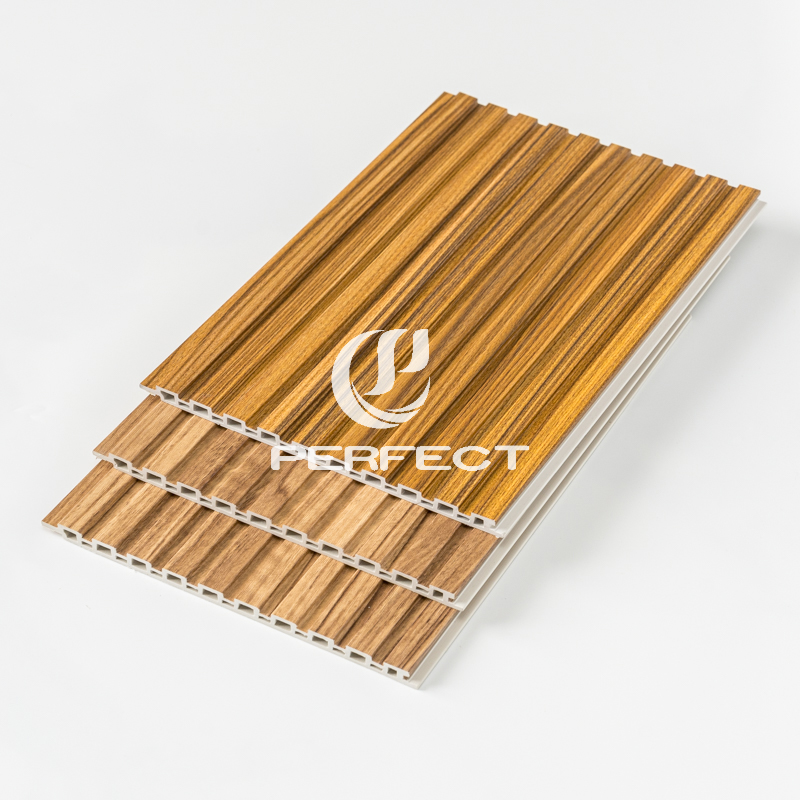 Free Sample Modern Waterproof Wpc Fluted Wall Panel for Background Wall