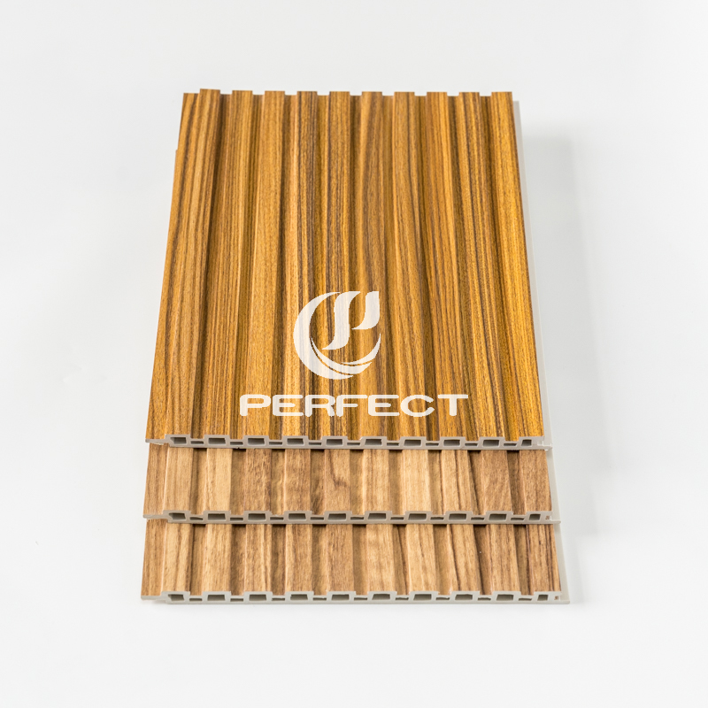 Free Sample Modern Waterproof Wpc Fluted Wall Panel for Background Wall