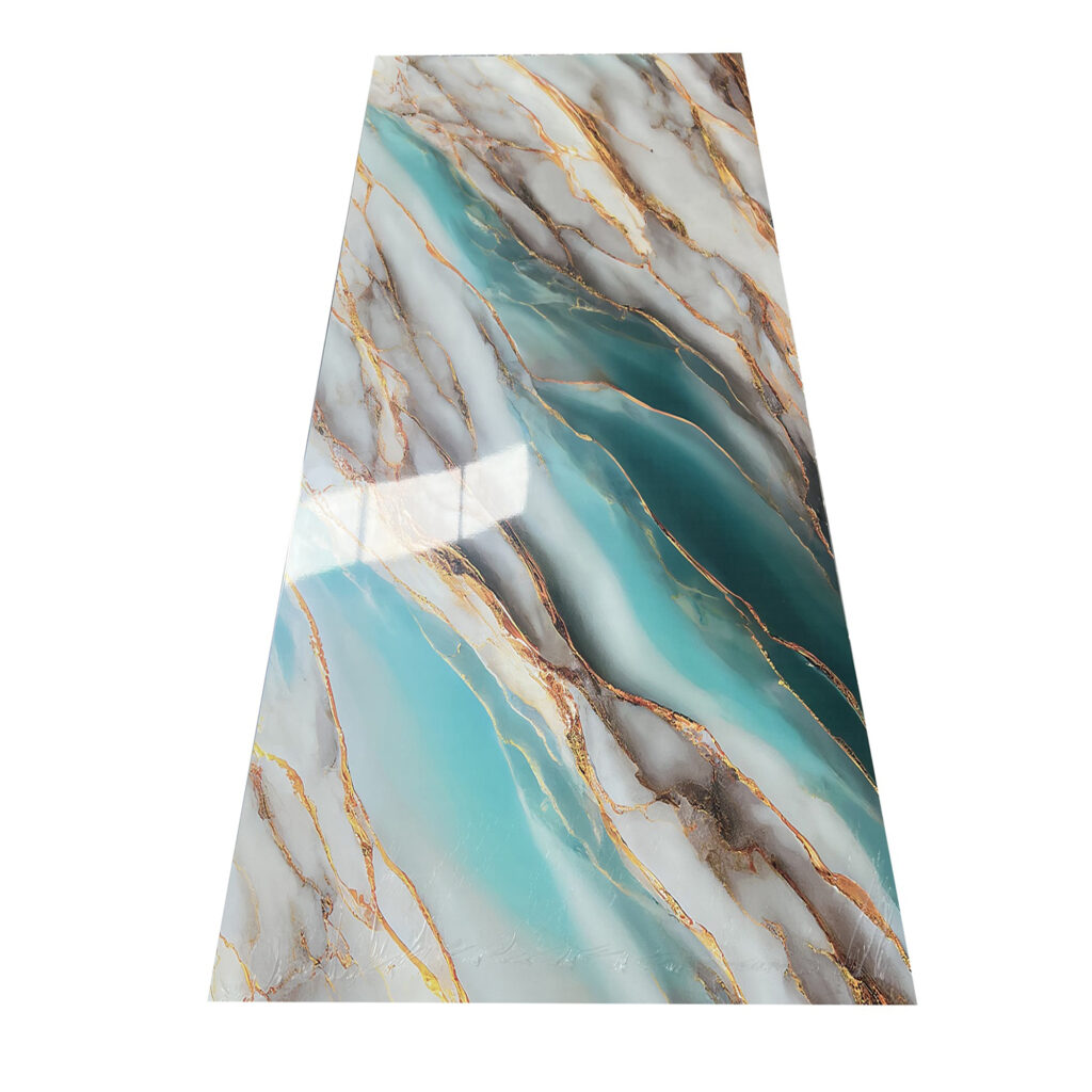4x8ft Fireproof Flexible 3D Print UV Marble Sheet Indoor Stone