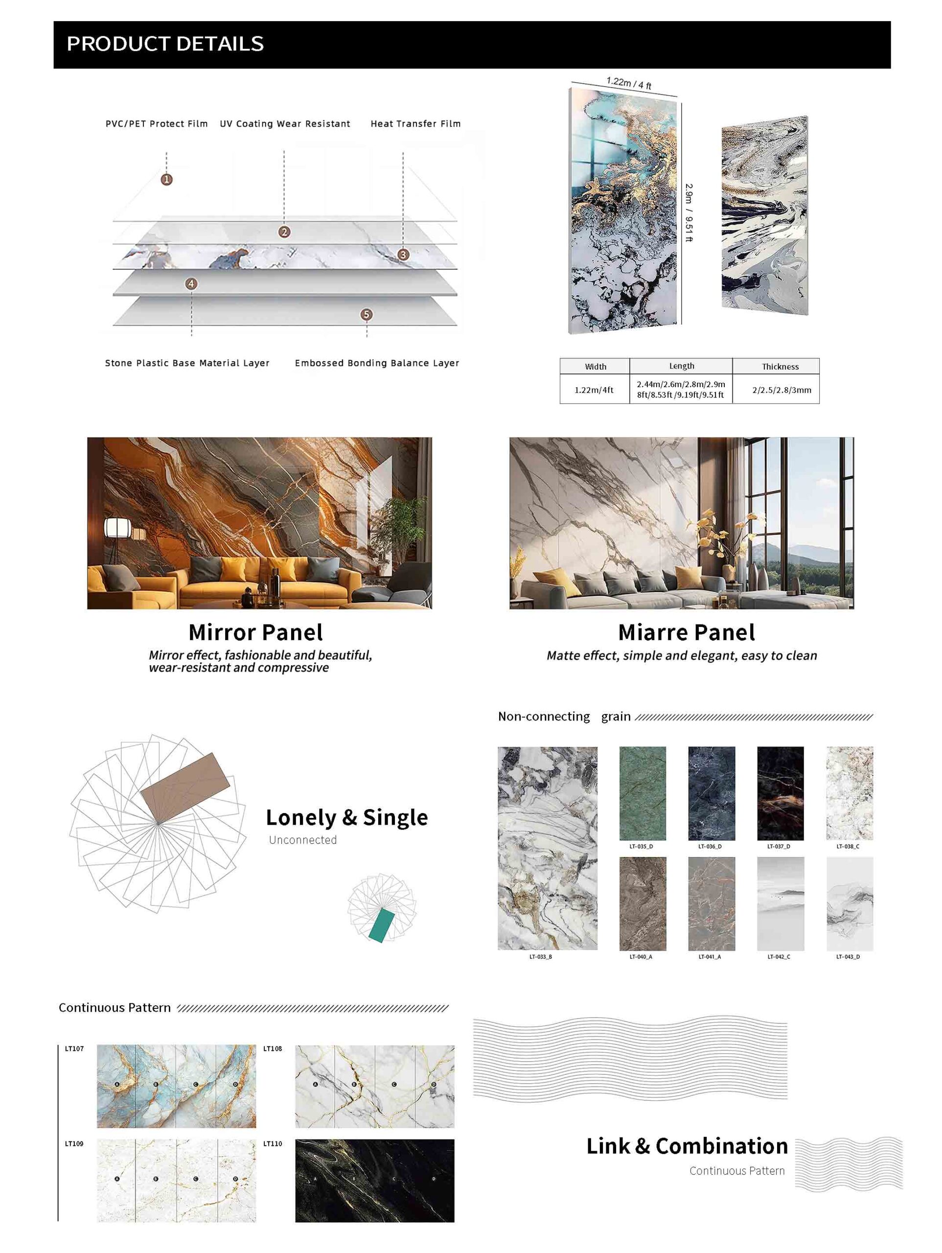 UV MARBLE SHEET product detail 2