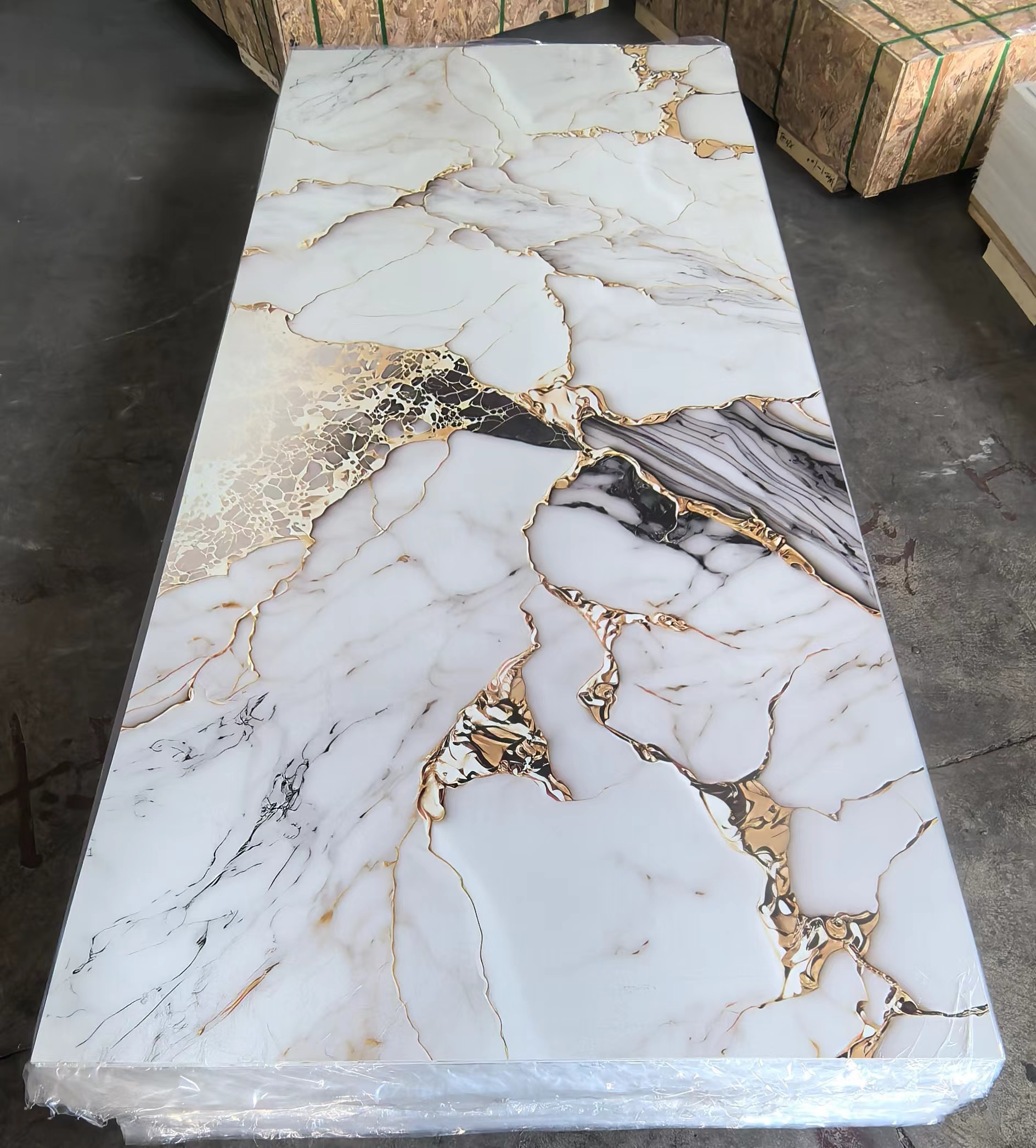 4x8 Wholesale Pvc Marble Sheet for Wall Decoration