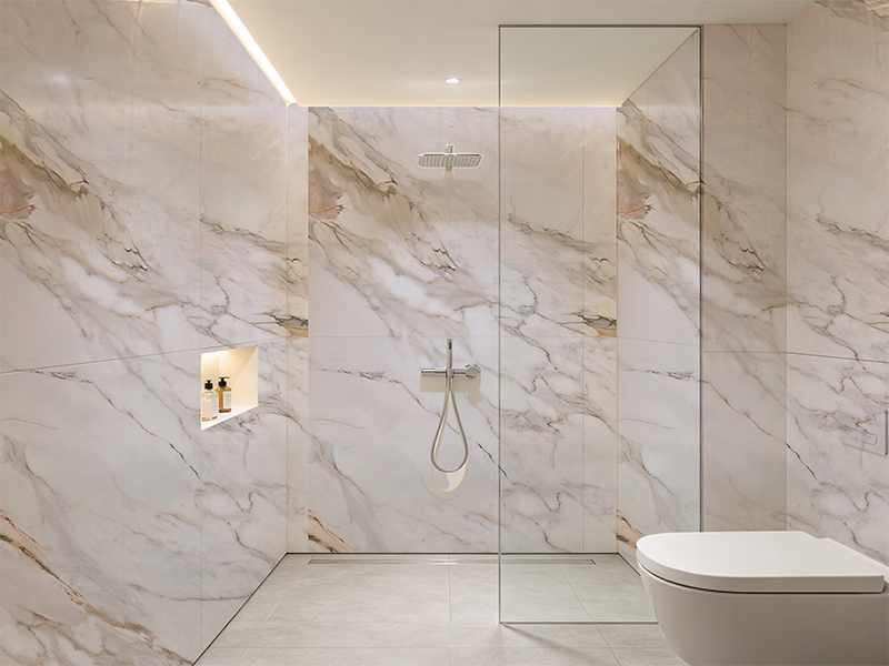 PVC marble sheet waterproof marble texture for bathroom shower wall cladding