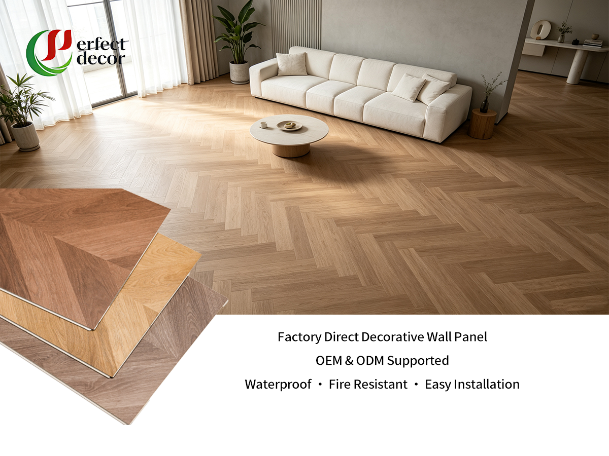 Anti‑Slip Scratch‑Resistant Rigid SPC Vinyl Floor Plank