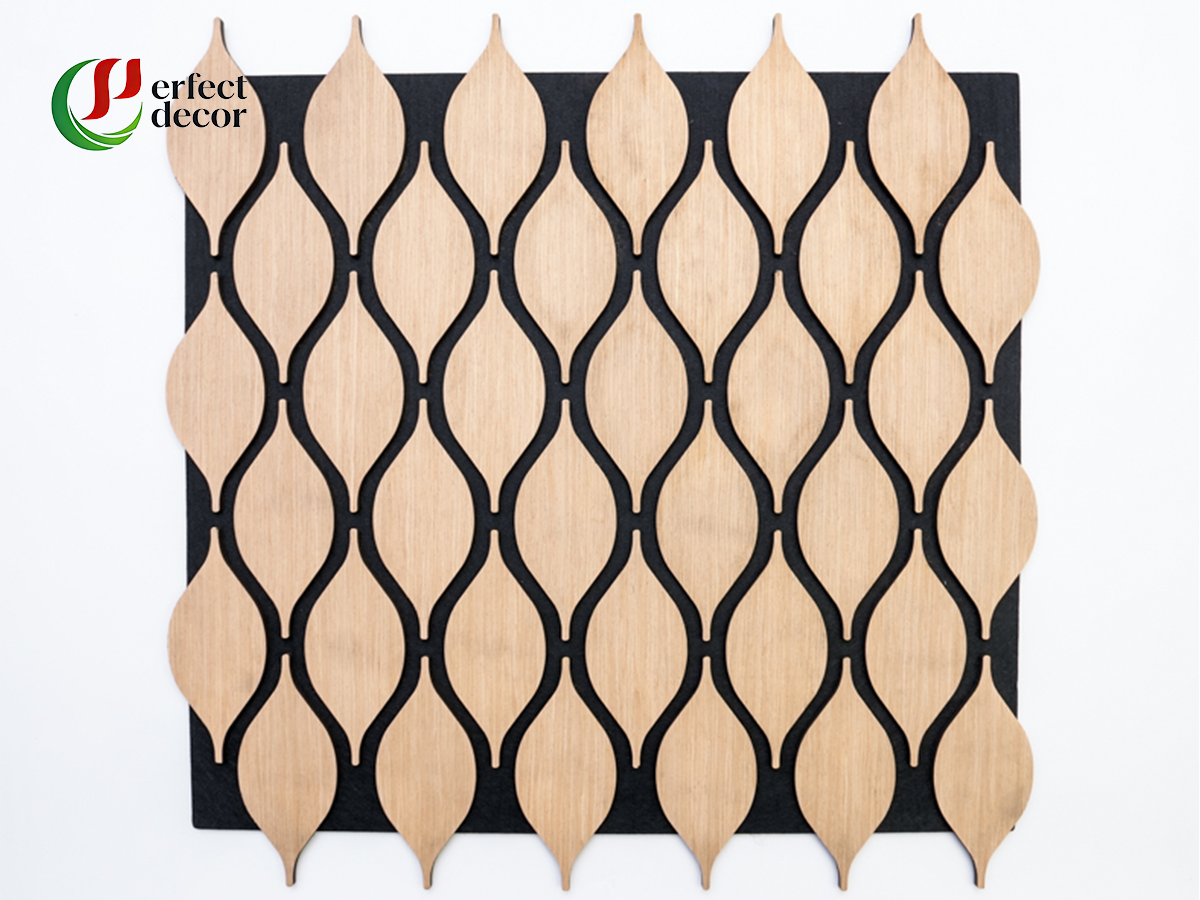 Sound Absorbing Acoustic Wall Panel for Interior Spaces
