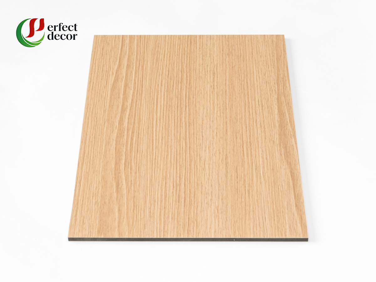 Wood grain bamboo charcoal wall panel, waterproof interior decorative wall cladding sheet