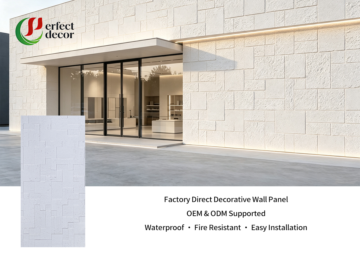 Flexible Stone Wall Panel for Hotels & Commercial Projects