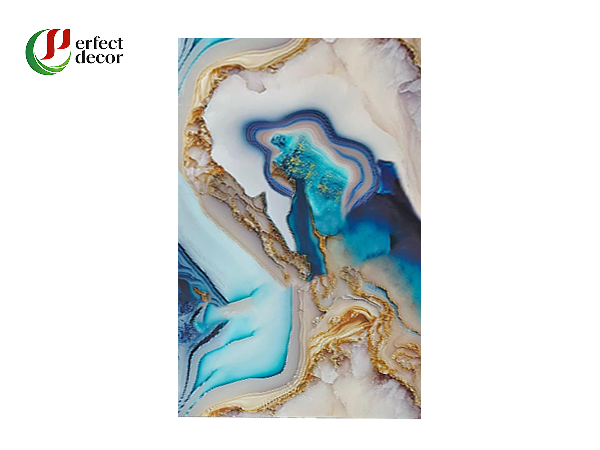 Agate pattern PVC marble sheet decorative wall panel