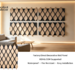 Sound Absorbing Acoustic Wall Panel for Interior Spaces