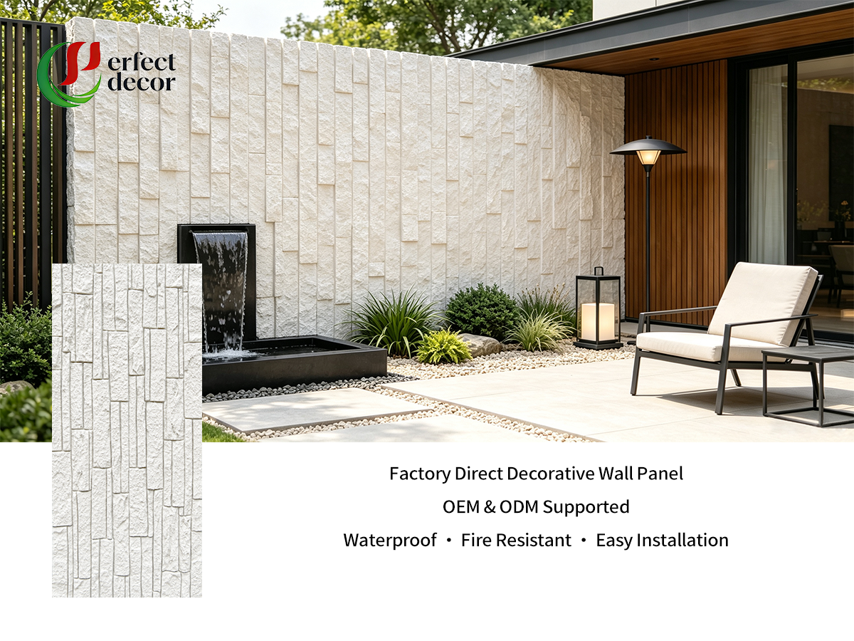 Decorative PU Stone Panel for Natural Stone Design