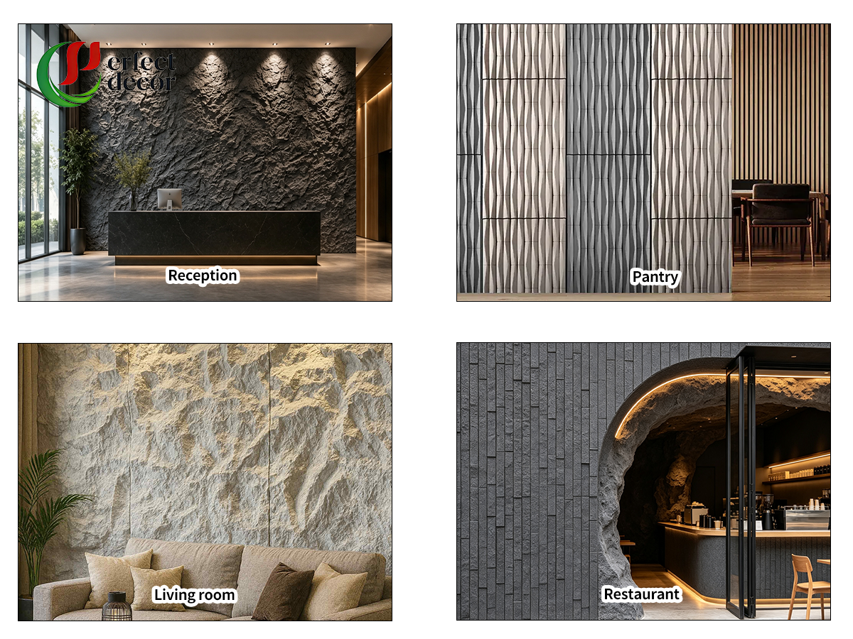 PU Stone Wall Panel for Interior Renovation Projects