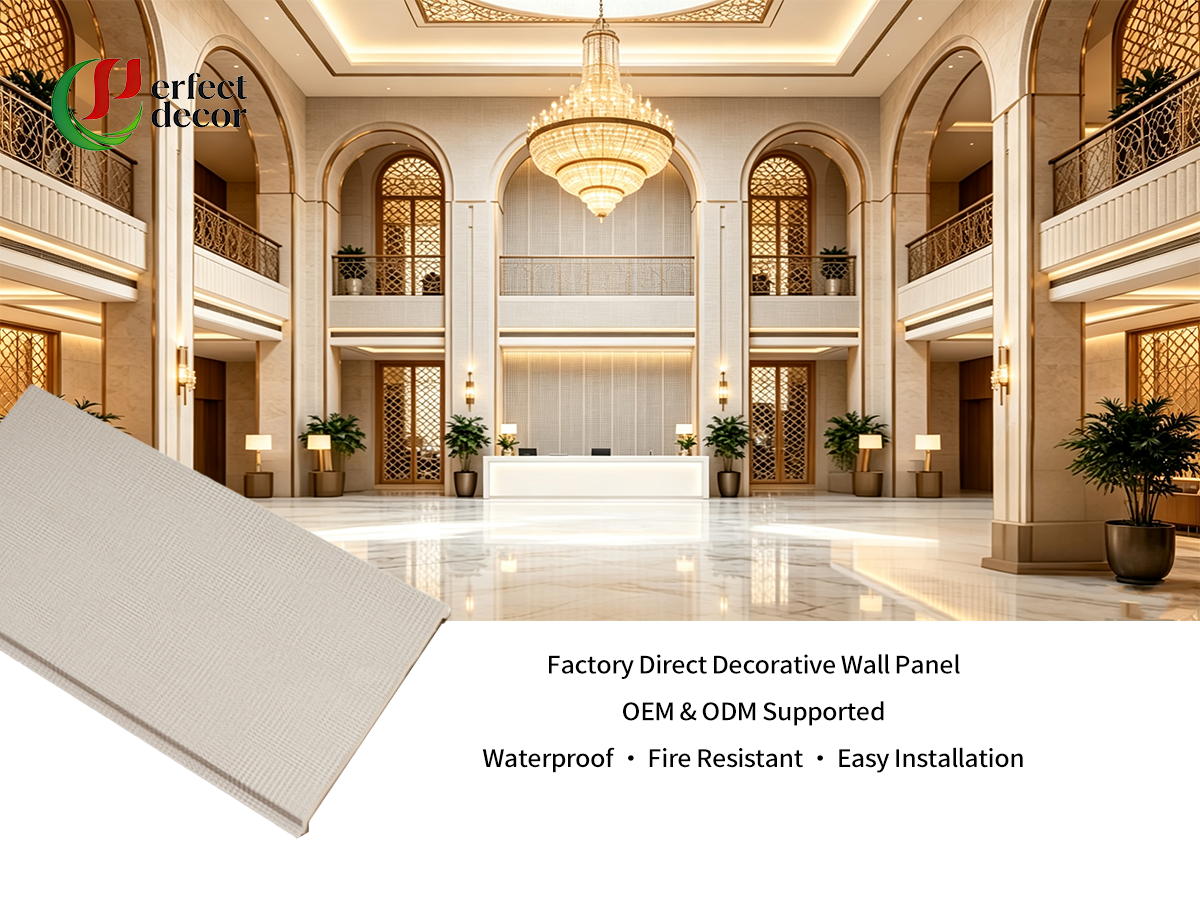 WPC Wall Panel for Hotels, Offices & Commercial Projects