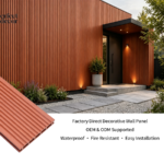 Wood Look Outdoor WPC Wall Cladding for Villas, Hotels & Commercial Buildings