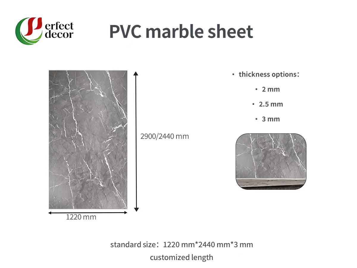 PVC Marble Sheet for Office Renovation
