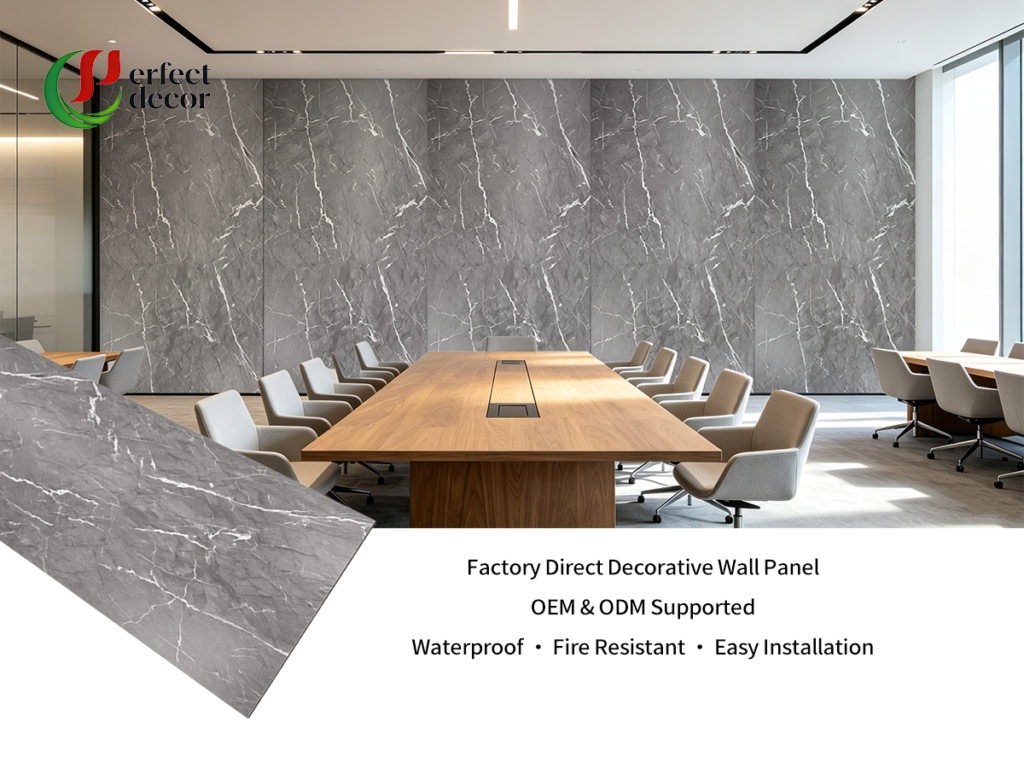 PVC Marble Sheet for Office Renovation