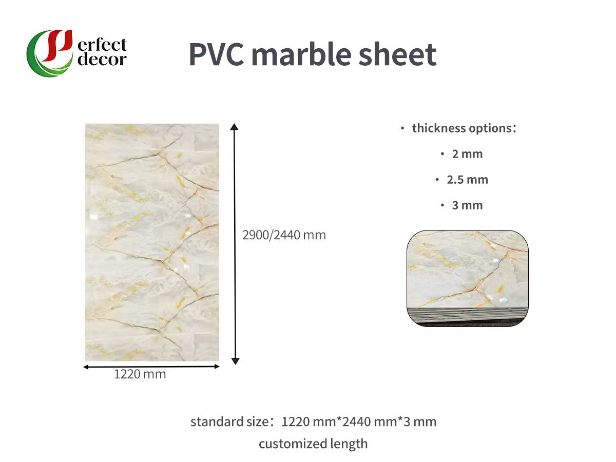 Direct from a PVC Marble Sheet Manufacturer in China